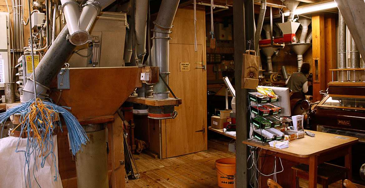 Innenansicht der Mühle Beck